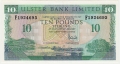 Ulster Bank Ltd 10 Pounds,  1.12.1990